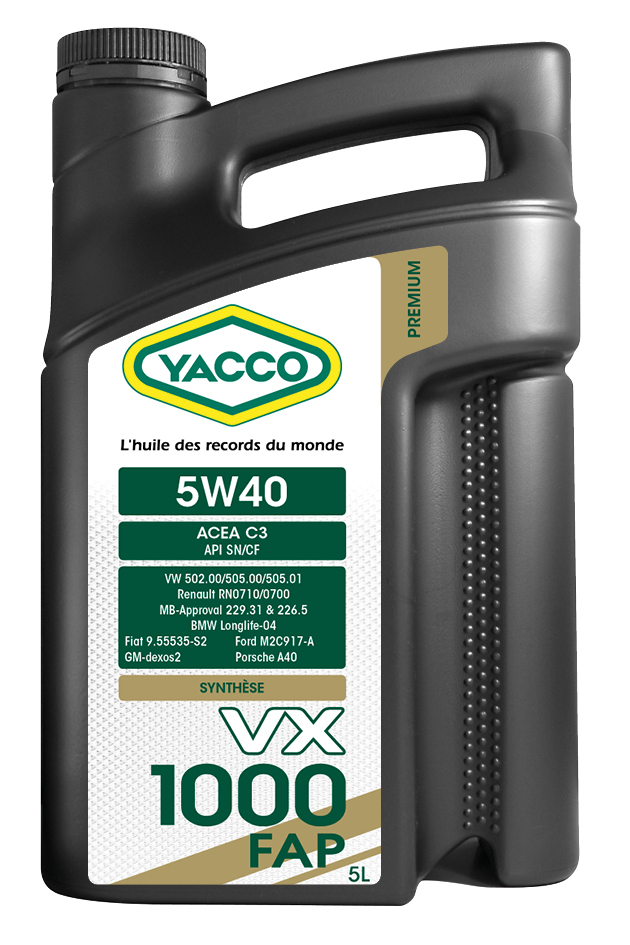 Олива моторна YACCO VX 1000FAP 30255L